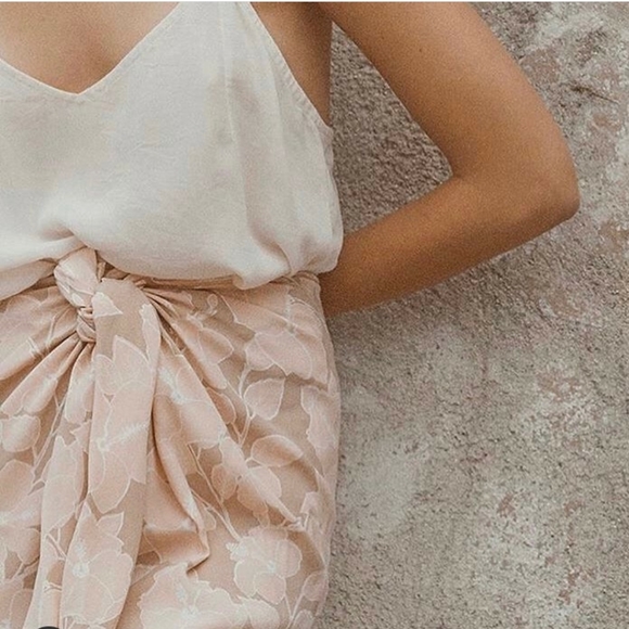 New acacia rumi skirt south pacific silk M stretch - Picture 5 of 16